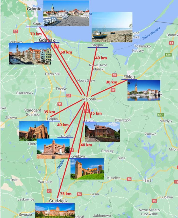 Apartament Przy Parku Малборк Екстериор снимка